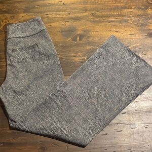 CAbi Black, White, and Grey Plaid Pants